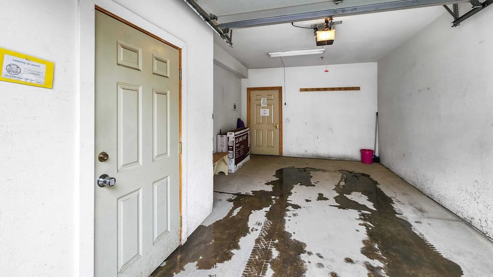 Guests have access to the condo’s detached heated garage, great for storing outdoor gear or parking one vehicle.