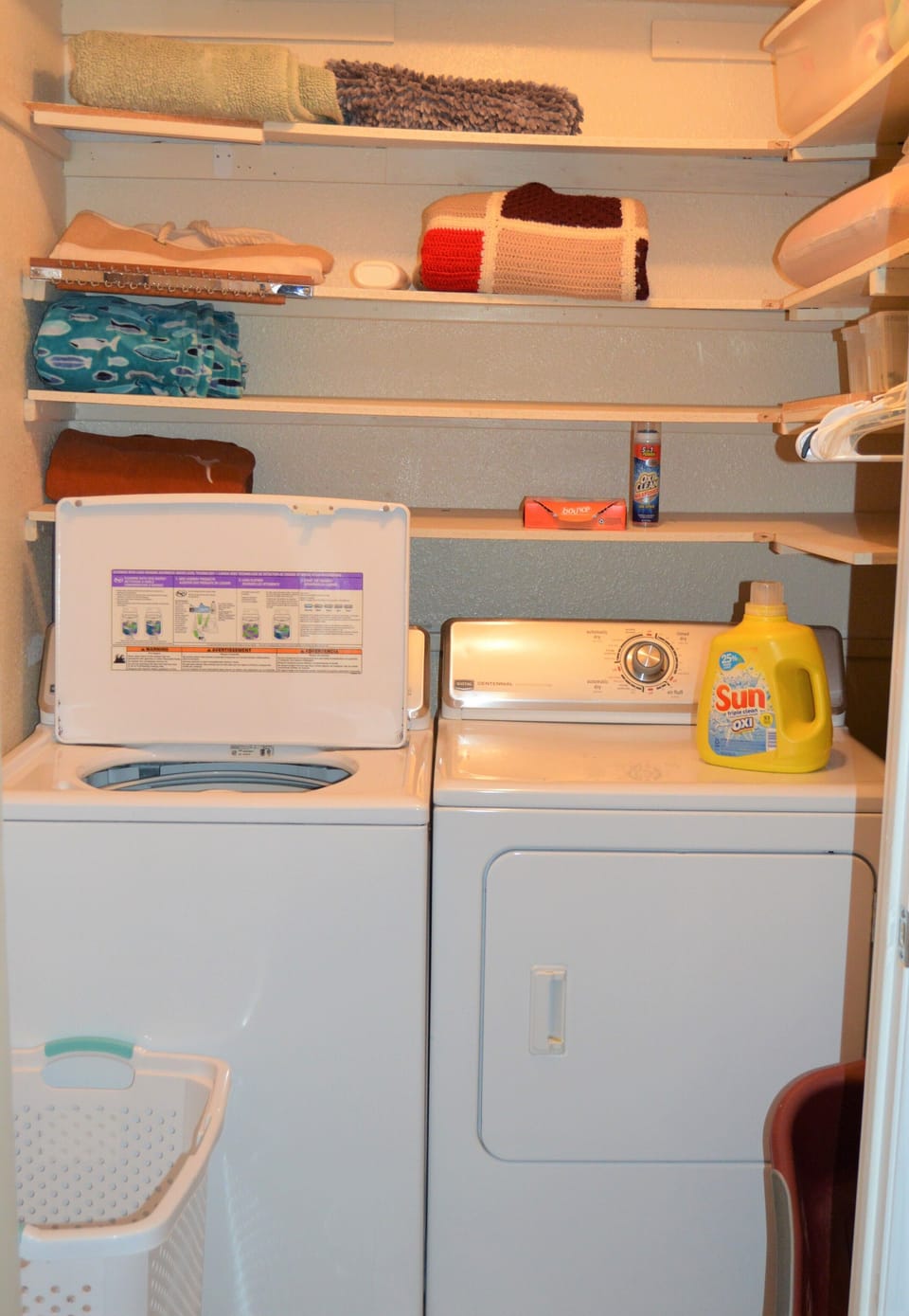 Laundry closet 