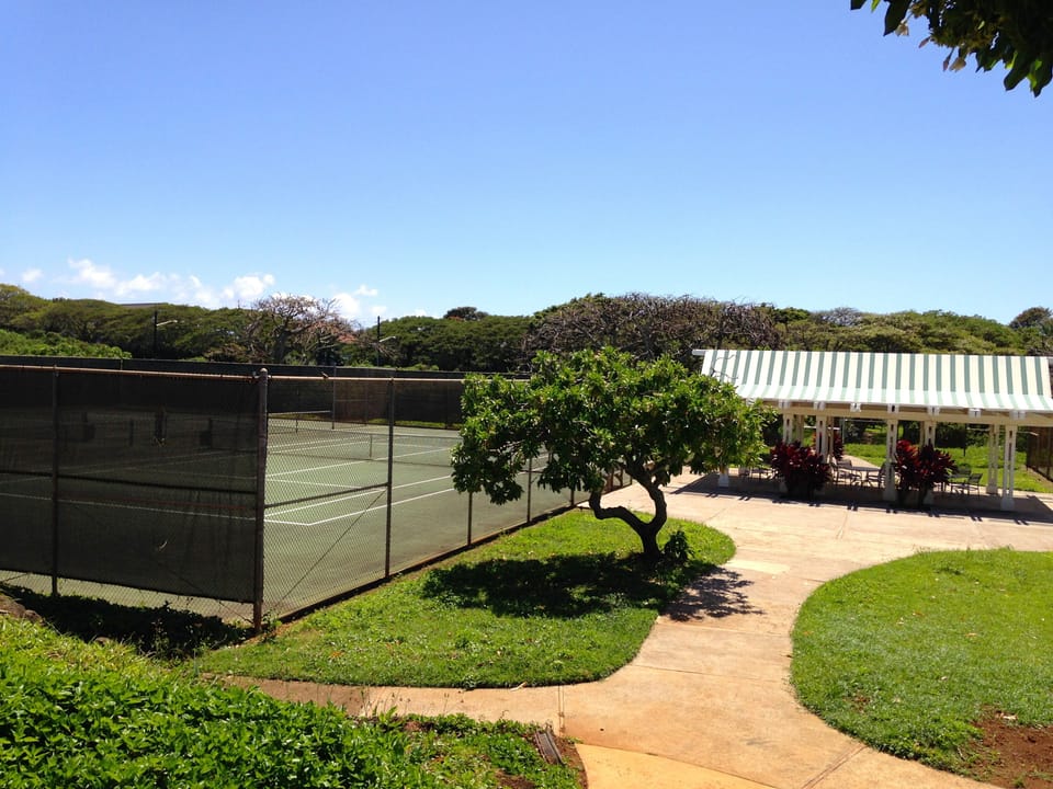 Tennis courts at the Pool and Tennis Club are available for Kiahuna guest use.