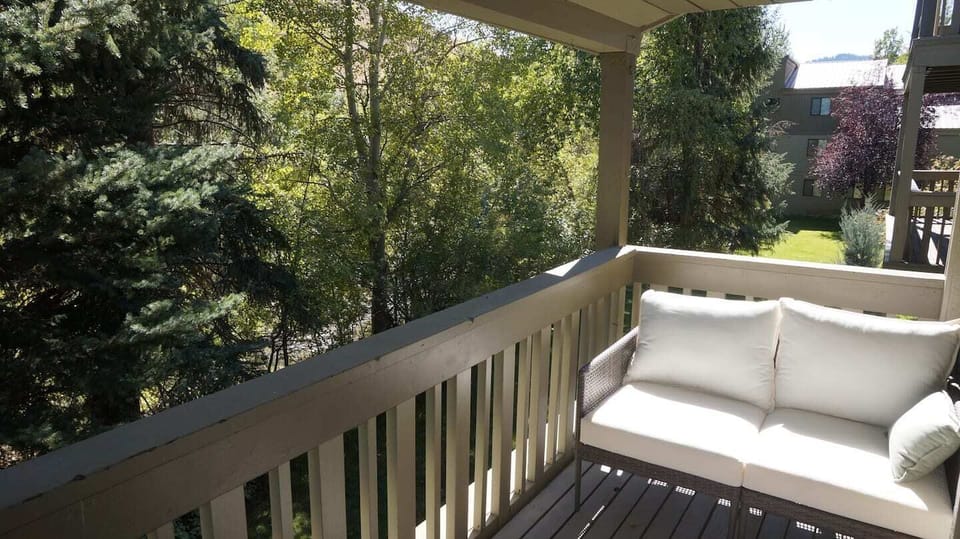 Listen to Trail Creek from the condo porch