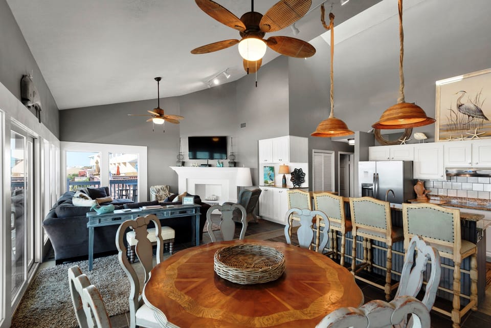 View from Dining Room toward family room.