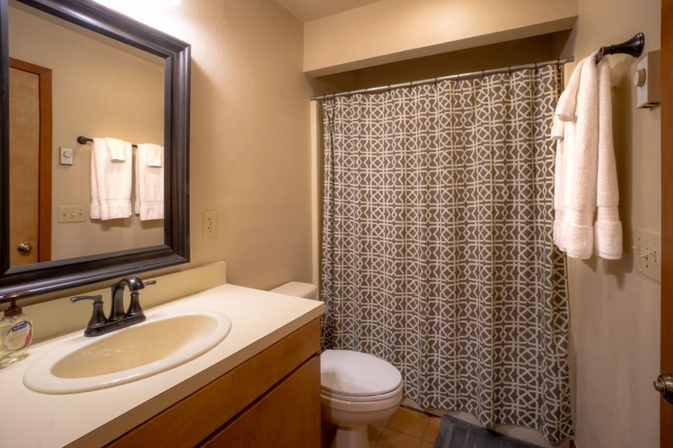 Second bedroom has direct access to second downstairs bathroom.