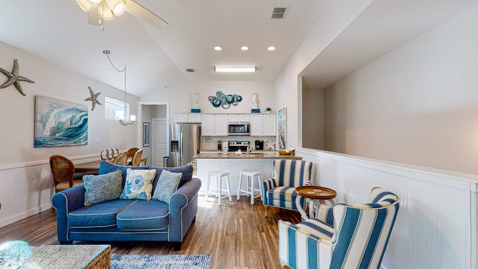 Level Two, Living Area with Sleeper Sofa