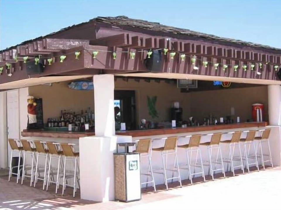 Grab a drink at the resort's on site tiki bar!