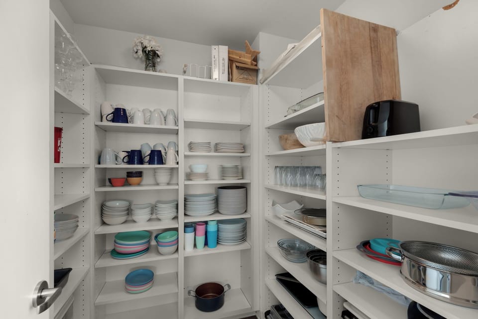 Fully stocked pantry