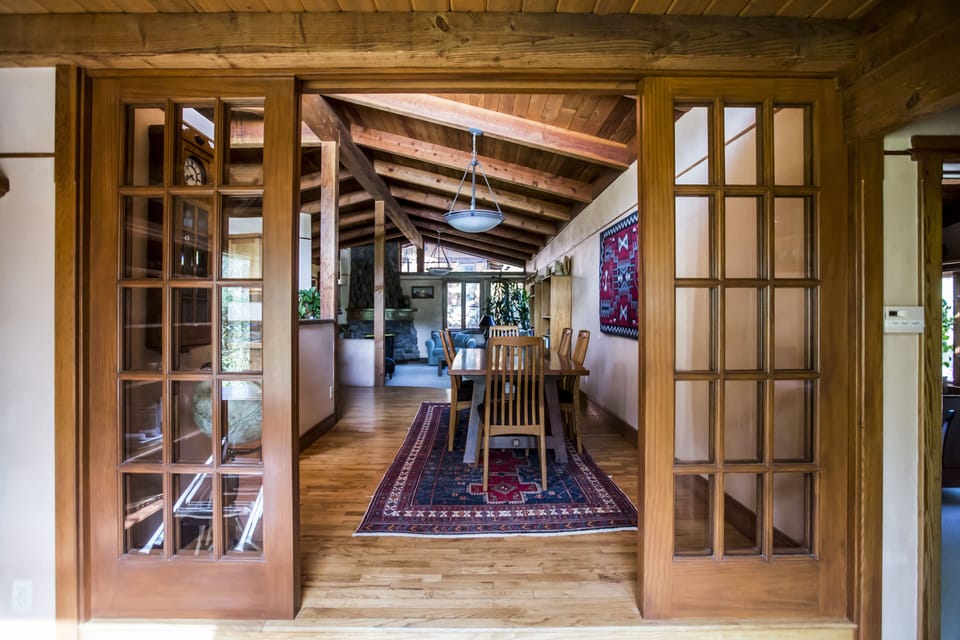 Dinning room from sunroom