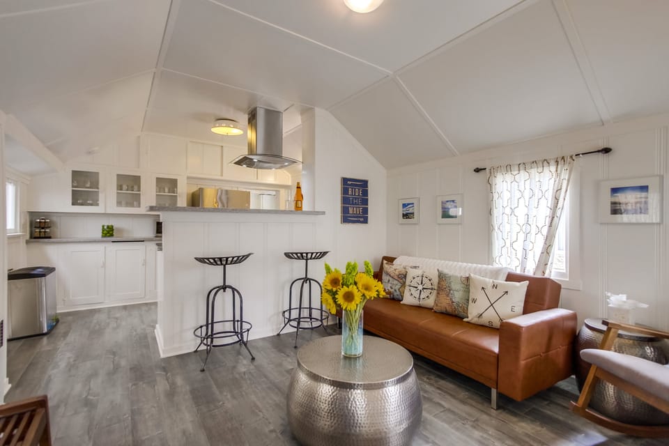 Plenty of seating in the living room.