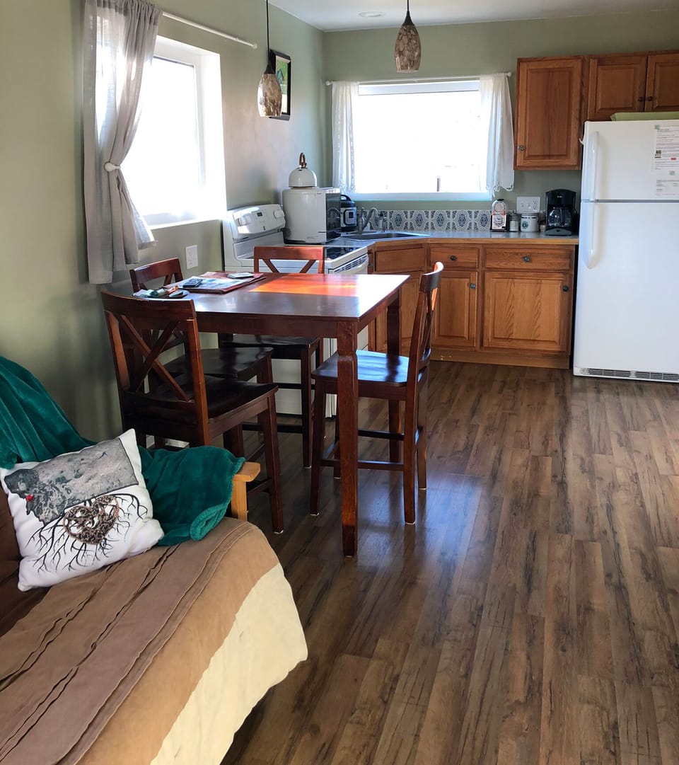 We have worked hard to make this a warm and cozy environment. 