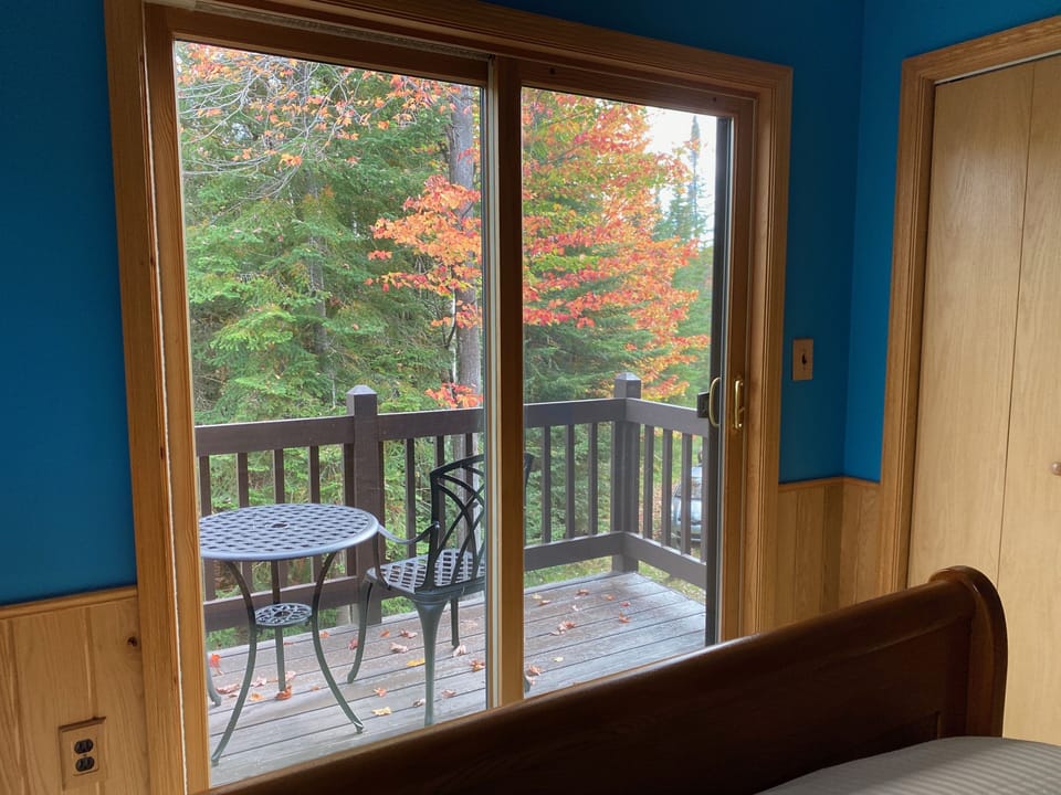 Balcony off of the "blue room"