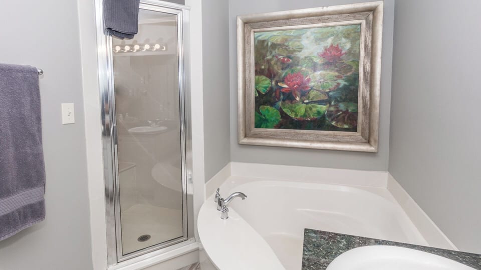 Master Bath Garden Tub and Shower