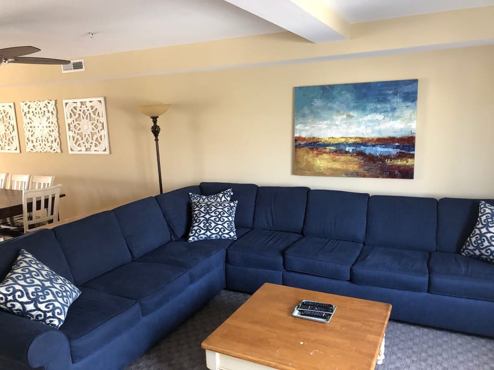 Plenty of seating in the living room