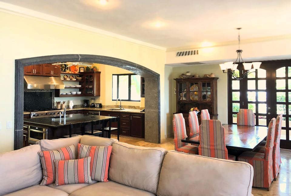 Living Room, Dining Room and Kitchen