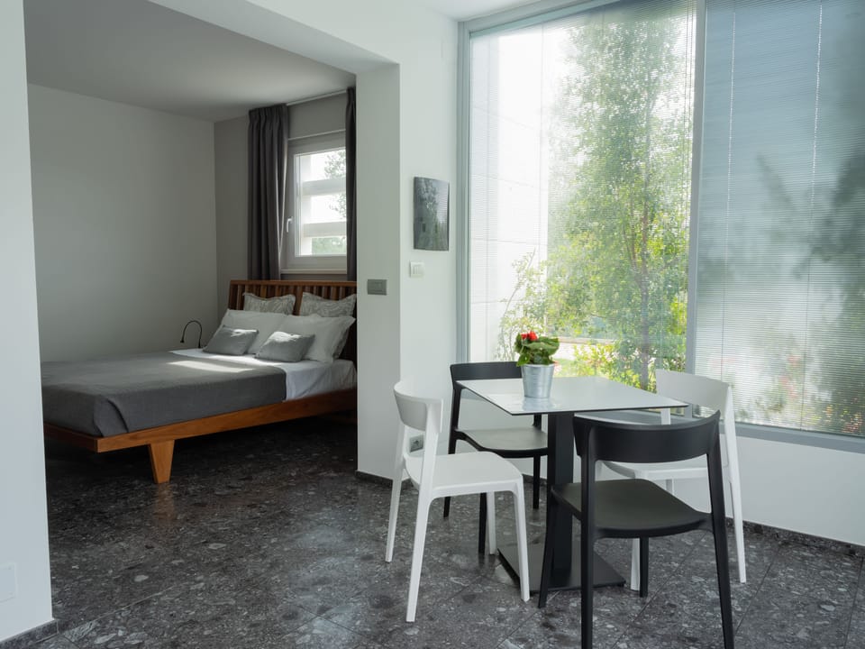 Classic Double Room, Patio | In-room safe, desk, soundproofing, cribs/infant beds