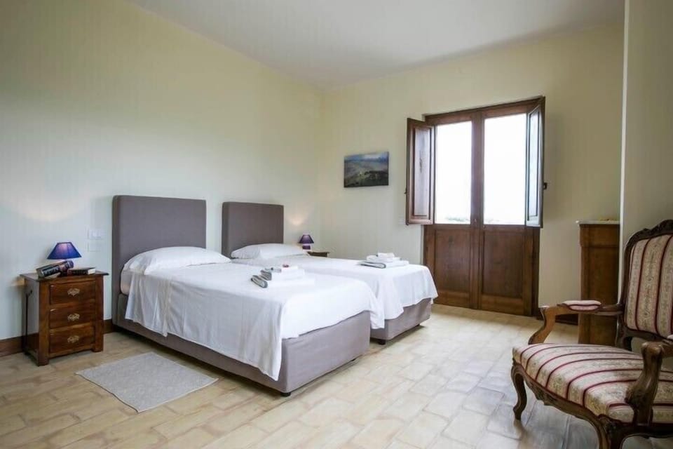 Desk, blackout drapes, rollaway beds, bed sheets