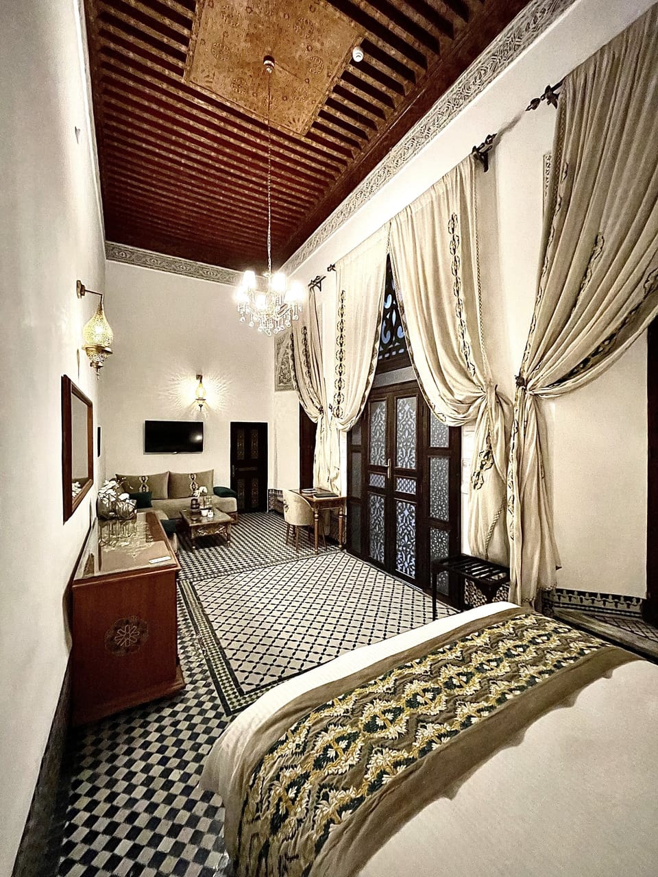 Grand Suite, Multiple Beds, Accessible, Non Smoking | Premium bedding, down comforters, pillowtop beds, in-room safe