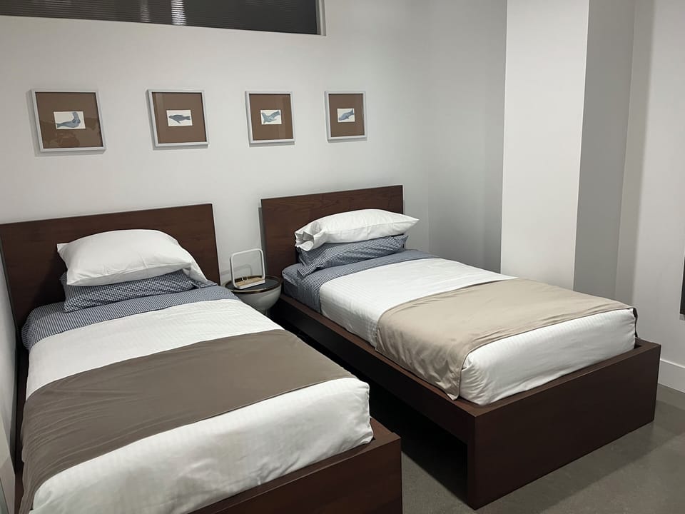 Smaller bedroom 2 twin beds