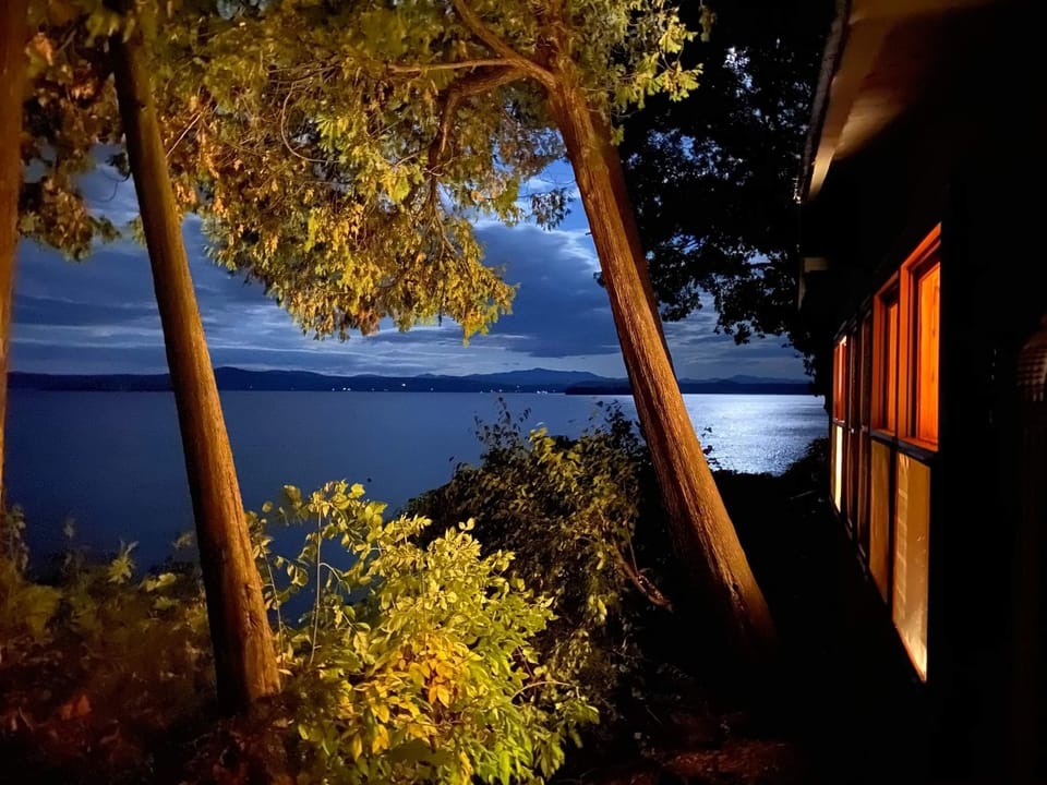 Twilight at Heron Dance Cottage