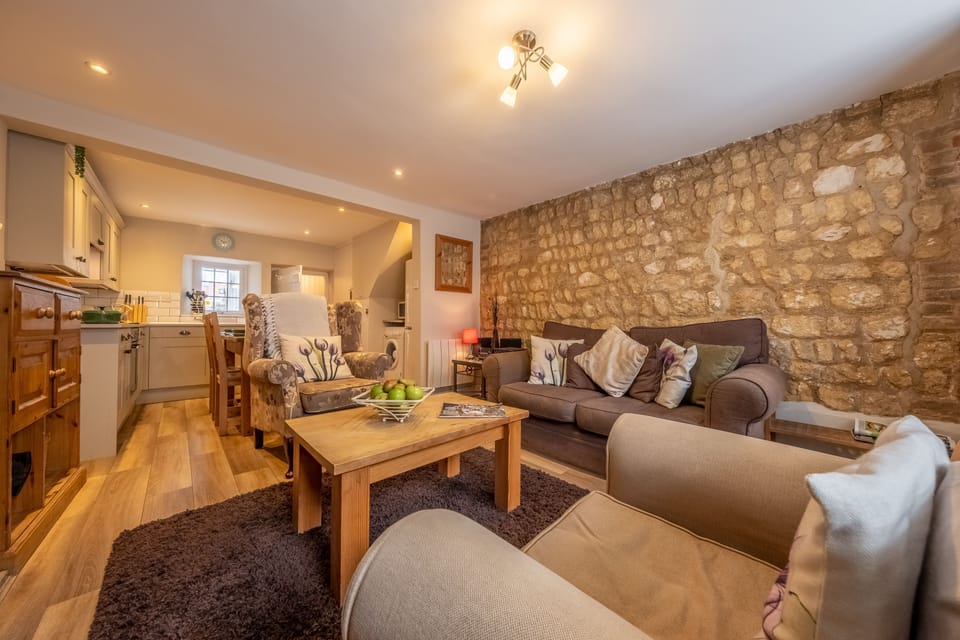 Ground floor: Sitting area with wood burning stove