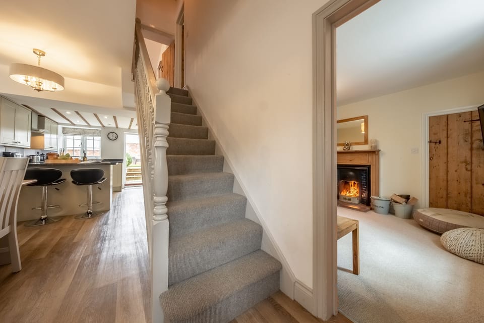 Staircase leading  to the first floor