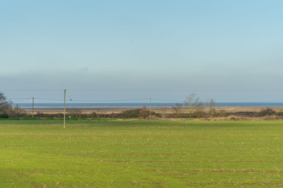 Views to the marsh and sea beyond