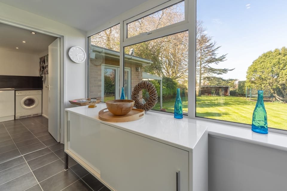 Ground floor: Stunning views of the verdant gardens