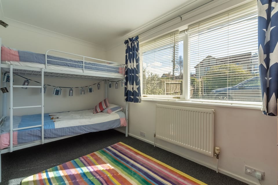 Ground floor: Bedroom four with bunk beds