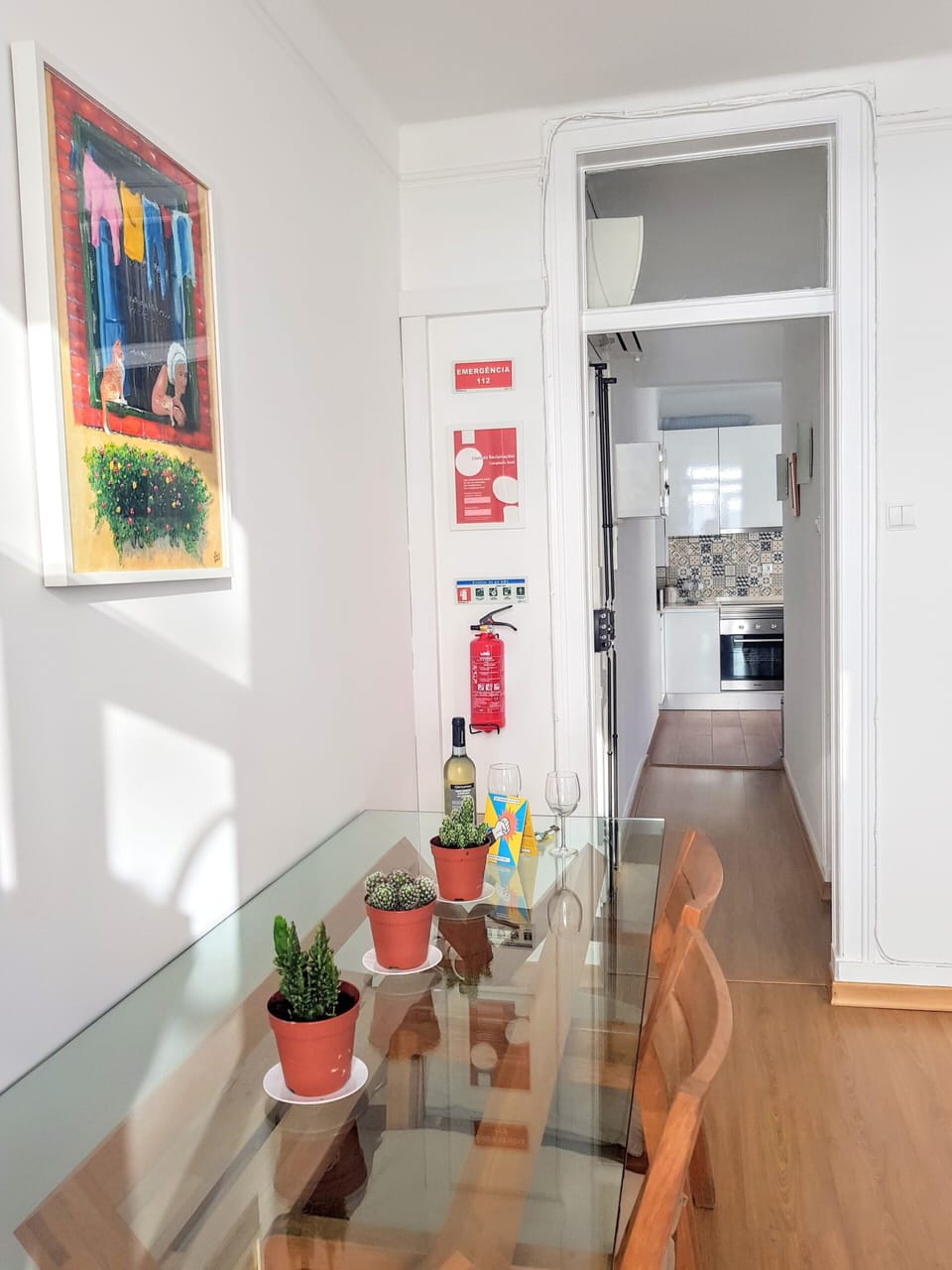Santa Liberdade Flat - Living room w/  balcony : Corridor