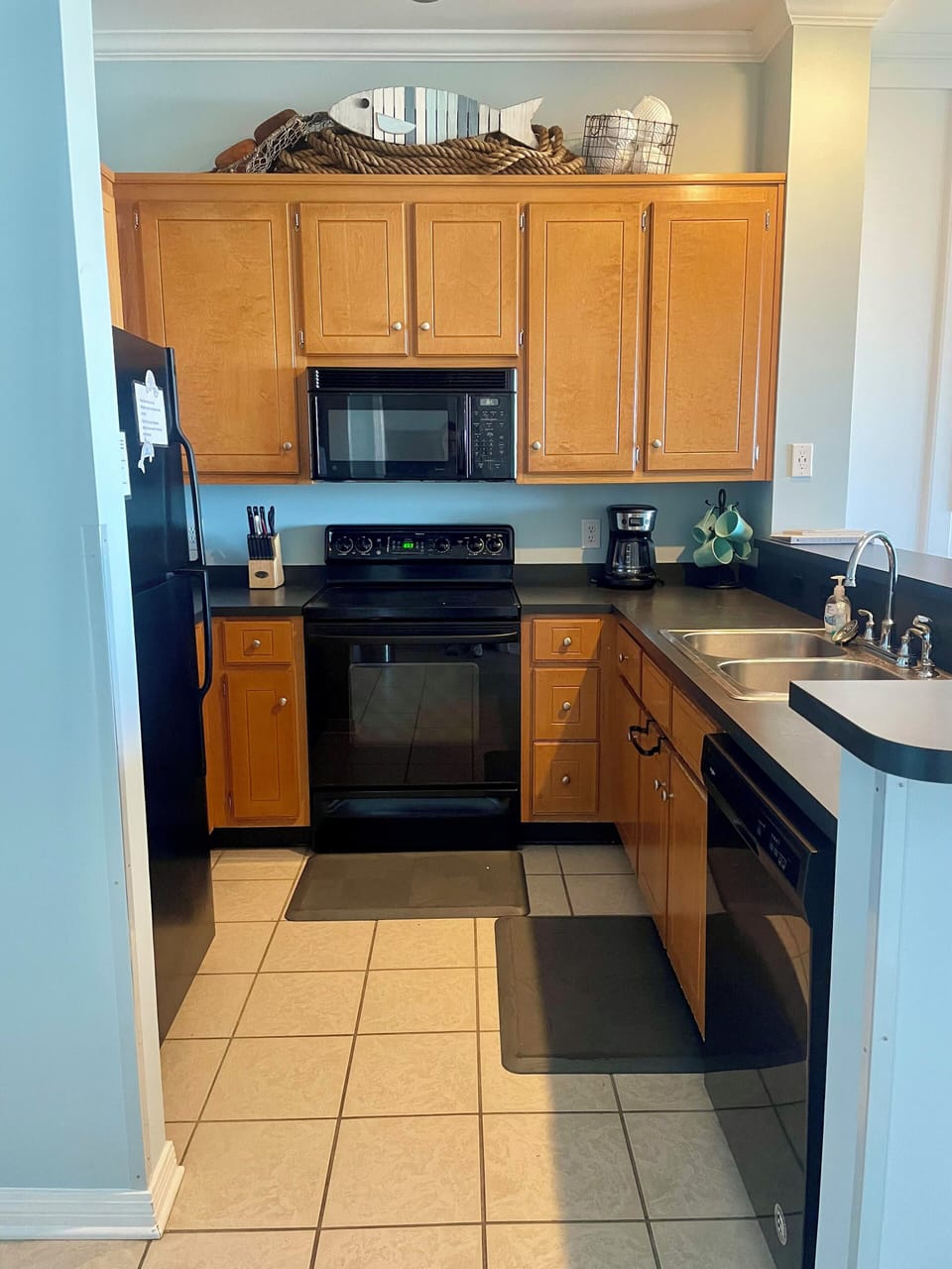 Fully equipped kitchen