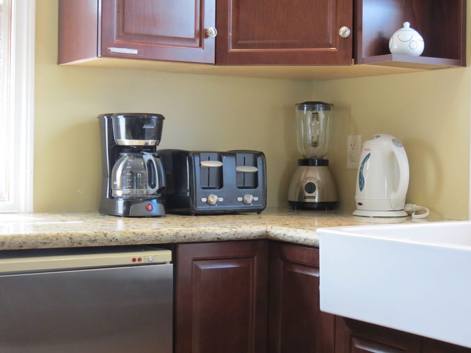 Drip Coffee Maker with Coffee, Tea and Sugar provided to get you started - Gate St Cottage - NOTL