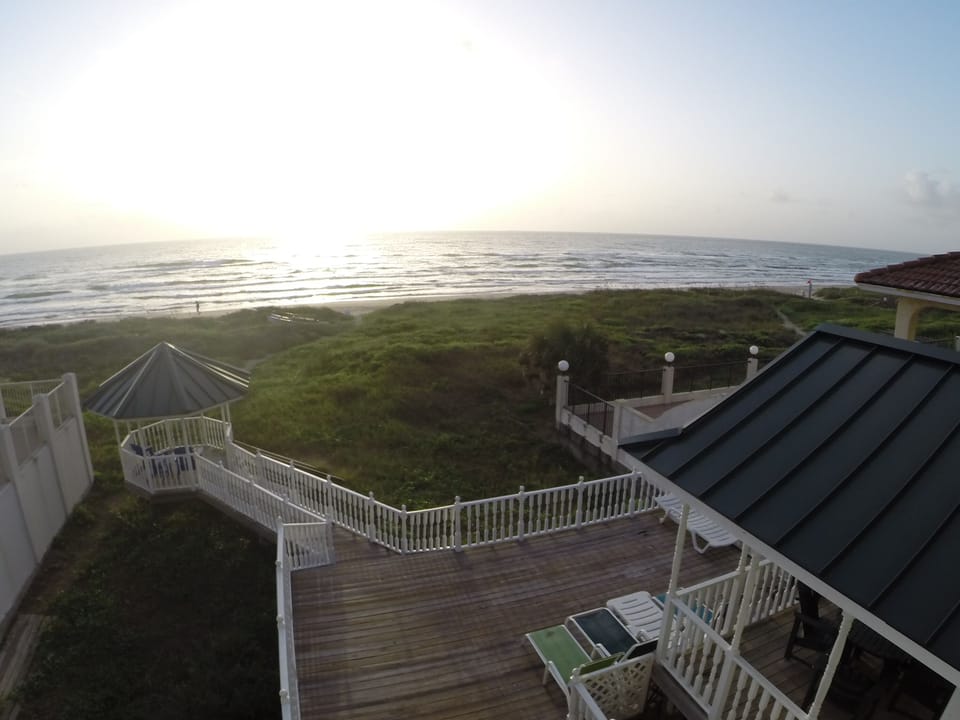 Ocean view from third floor condo