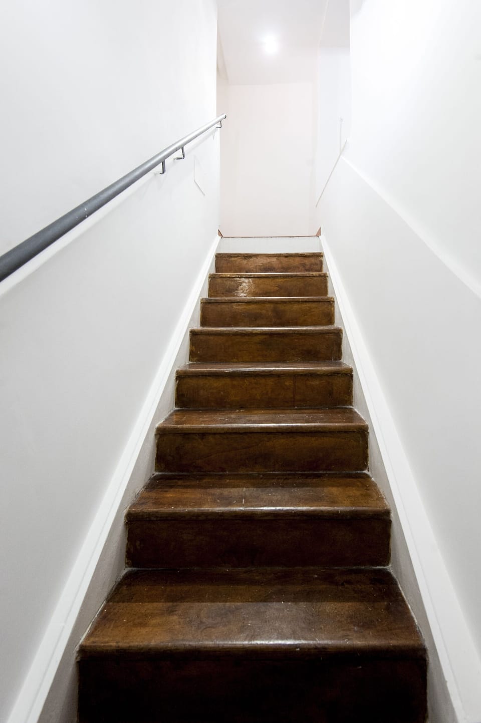 stairs to the apartment level