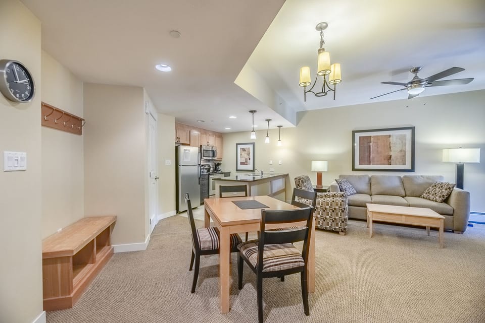 Dining area - Seating for 4 at the dining table.