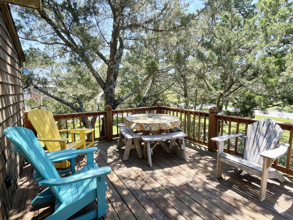 Deck Off Kitchen and Dining Area