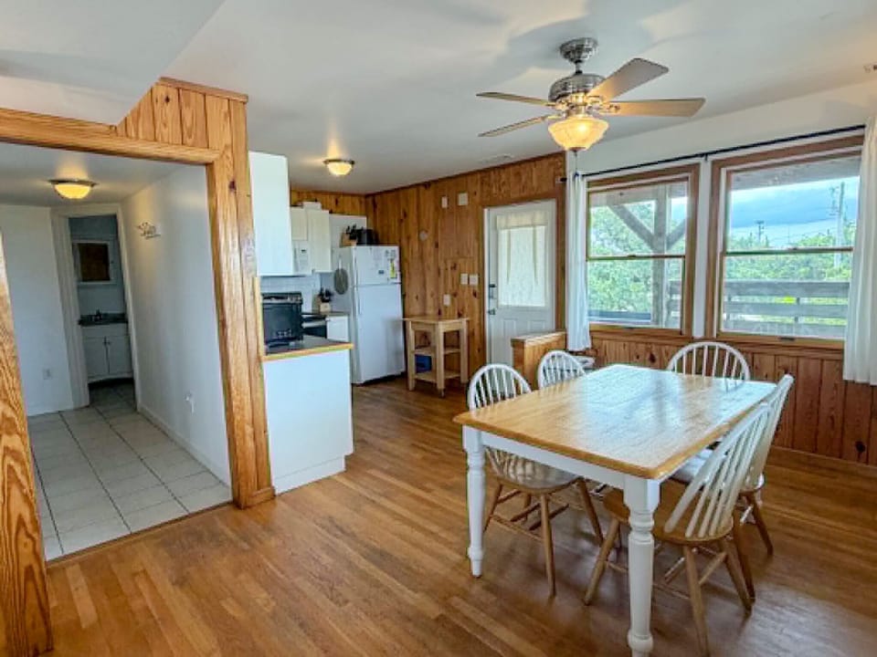 Overall Dining and Kitchen, Hallway to Bedrooms
