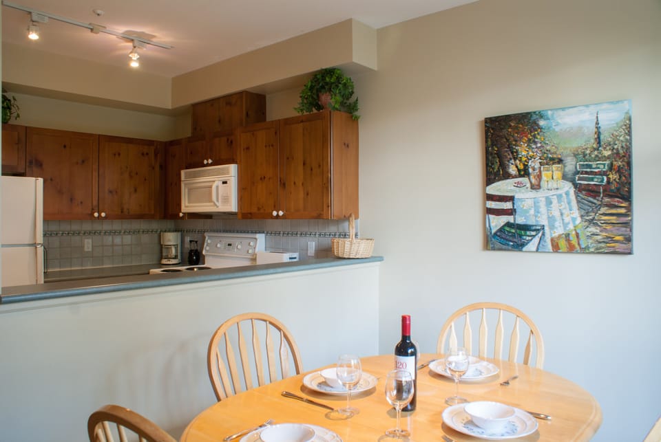 Open plan kitchen area