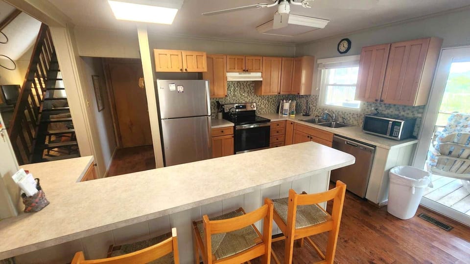 Kitchen, First Floor with Screened Porch Access