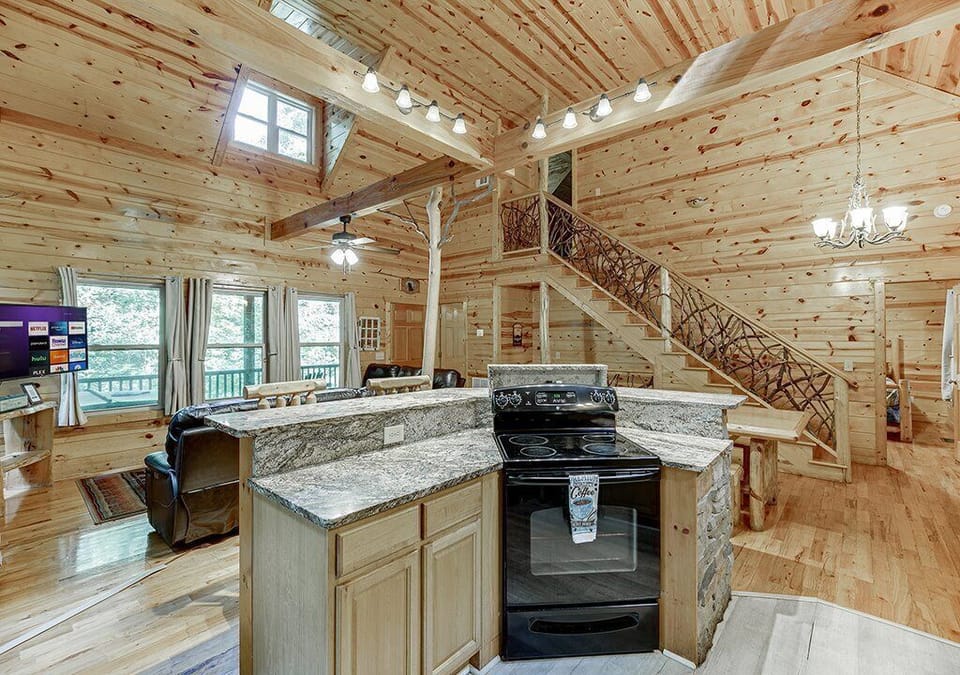 Open Kitchen and Seating