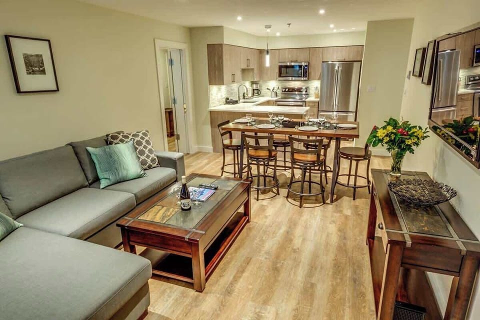 Living Area looking towards Kitchen
