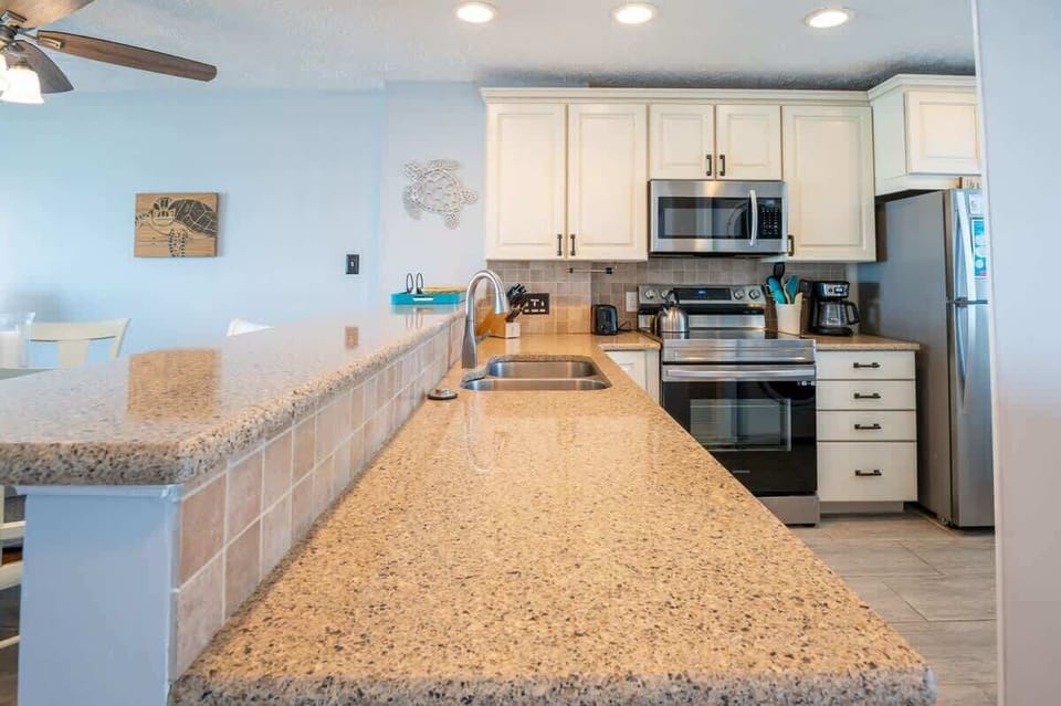 Kitchen with Granite Countertops