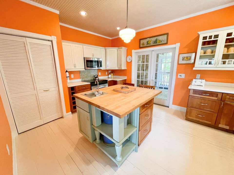 Kitchen, First Floor with Screened Porch Access