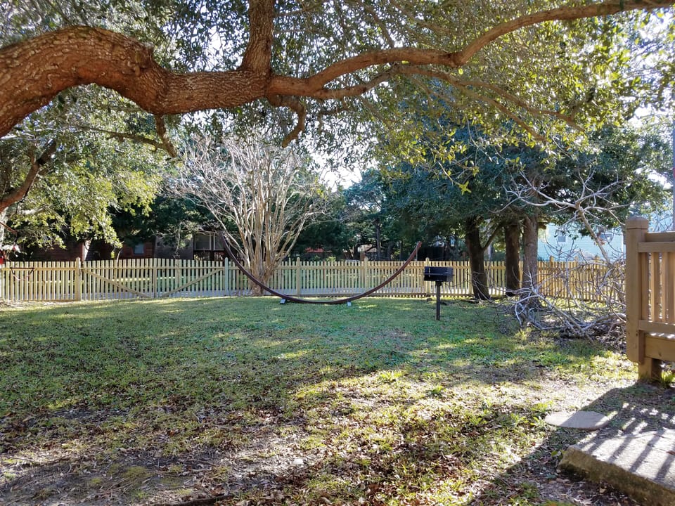 Rear Fenced Yard