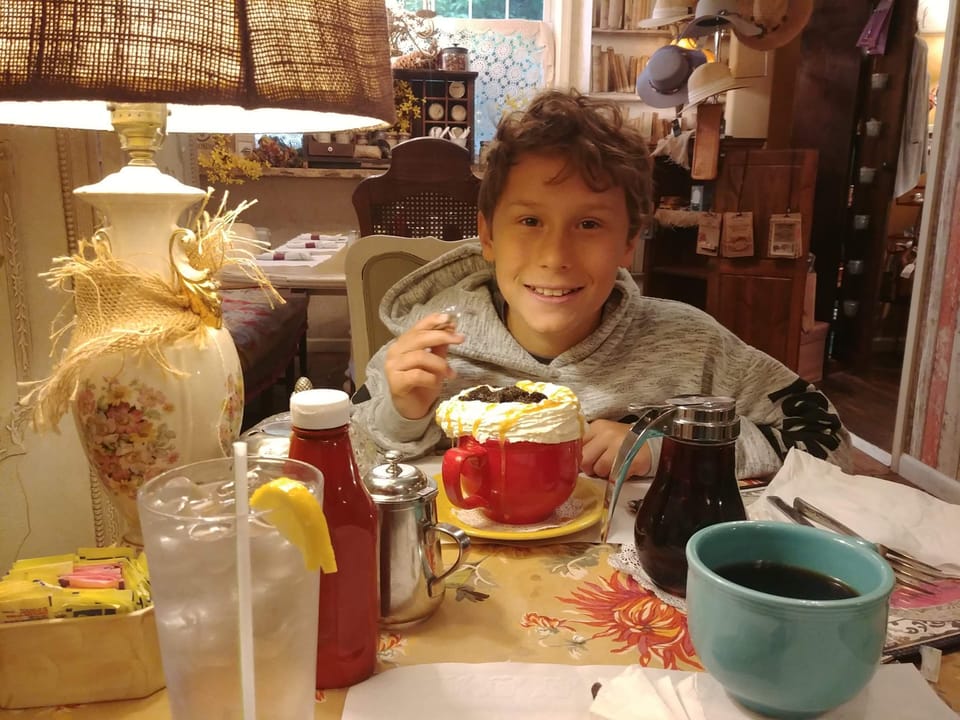 hot cocoa at the best breakfast in town- terracottage