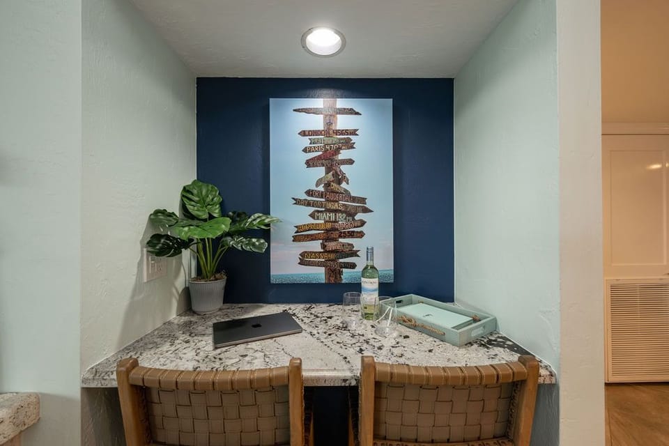 Work Space - If you have to work what better place that in your beautiful Key West Rental