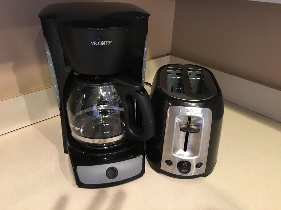 Coffee Maker and Toaster