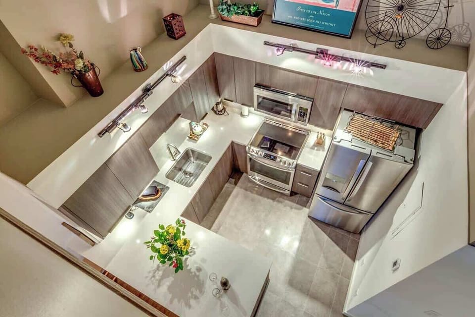 View to Kitchen from Loft -  Greystone Lodge Unit 310