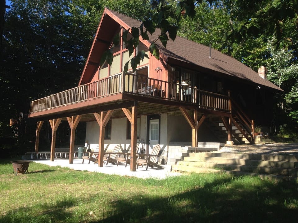 Front Yard, upper and lower deck