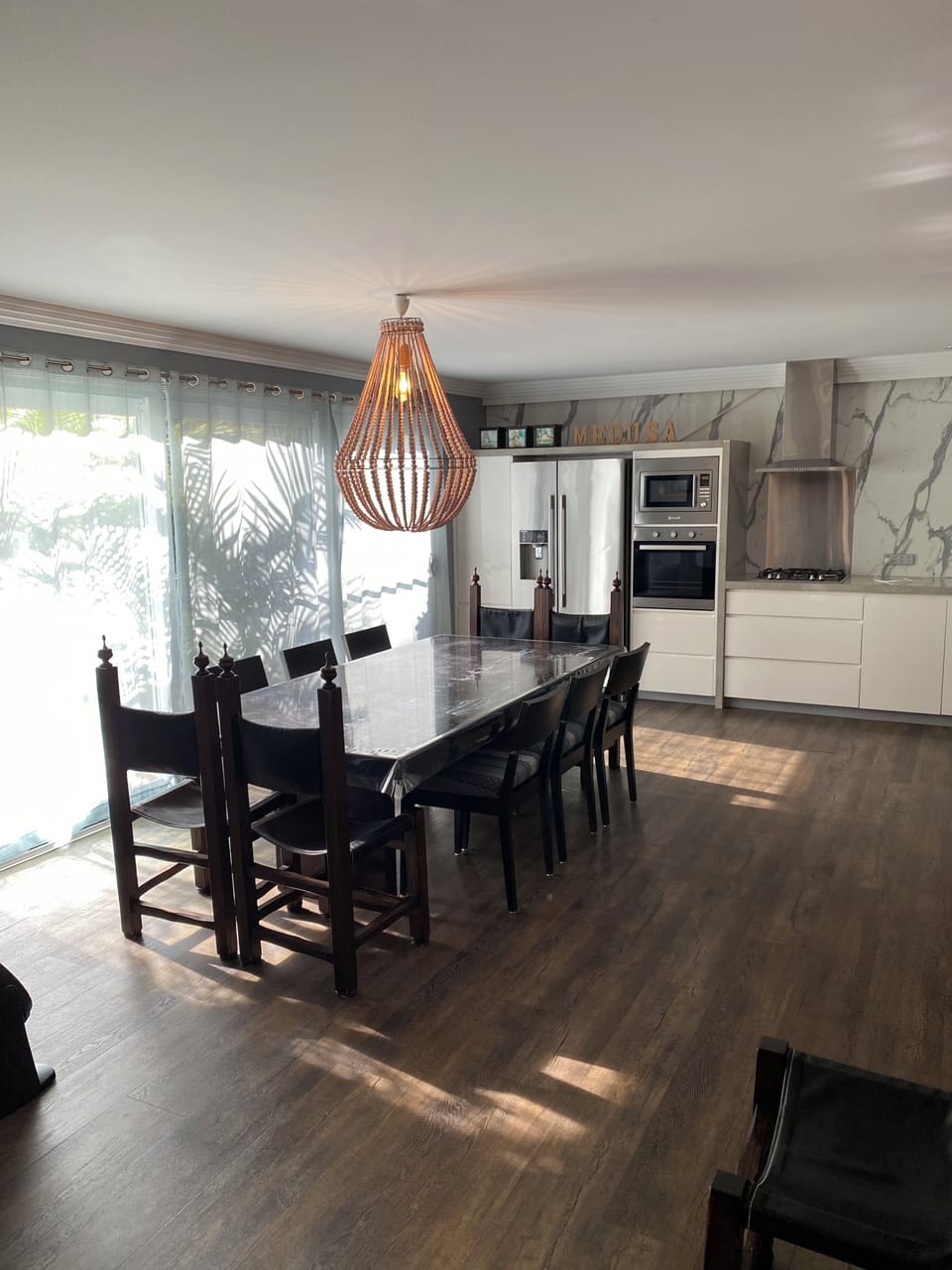 Dining Rm for 10 in Kitchen Space