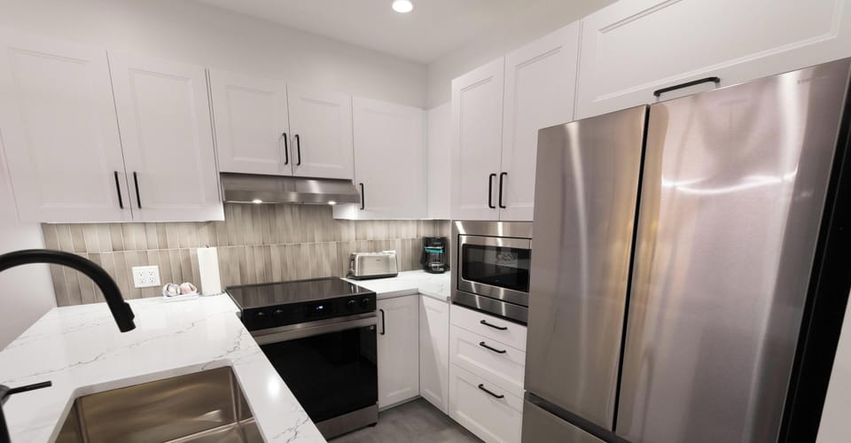 Bright kitchen area