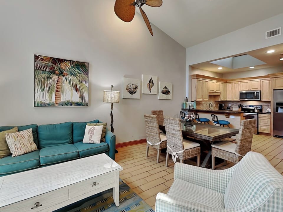 Open Living & Dining