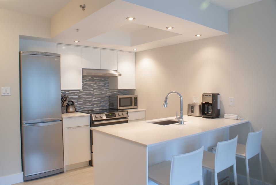 Beautiful bright kitchen area